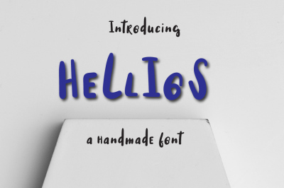 Hellios typeface by watercolor floral designs