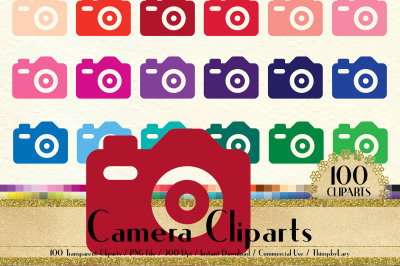 100 Camera Clip Arts, Wedding Camera, Photo Camera