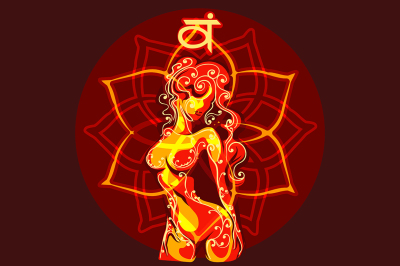 Svadhishthana chakra illustration