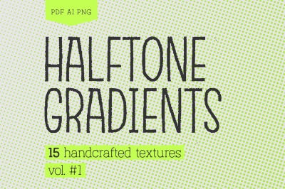 Halftone Gradients Vol.#1