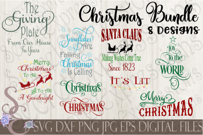 Christmas Bundle 8 Designs