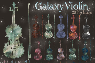 20 Galaxy Violin Clip Arts Music Galaxy Wedding Romantic