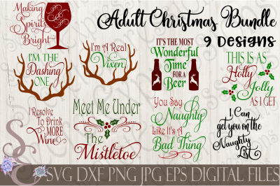 Adult Christmas Bundle 9 Designs