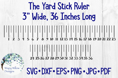 Yard Stick Ruler 36 Inches