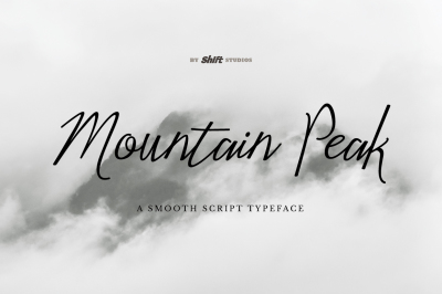 Mountain Peak Typeface