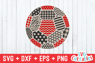 Patterned Soccer Ball | Cut File