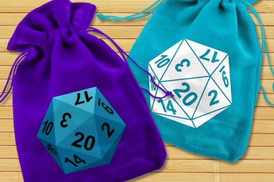 20 Sided Dice Set | SVG | PNG | DXF