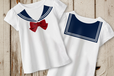 Faux Sailor Yoke | SVG | PNG | DXF