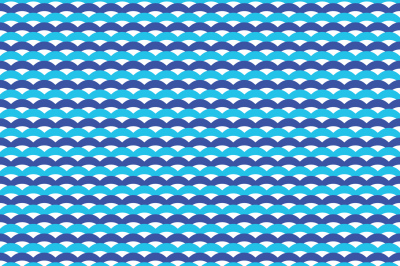 Blue ocean waves marine seamless pattern