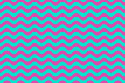 Pink and blue waves seamless background