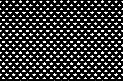 Scales seamless pattern in black and white