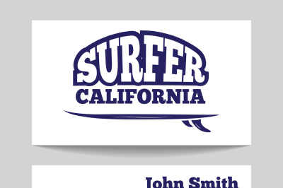 Surf instructor template