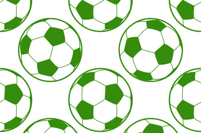 Soccer ball seamless background