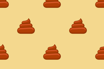 Poo seamless pattern