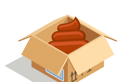 Poo in box