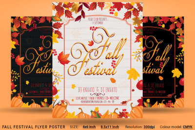 Fall Festival Flyer Poster