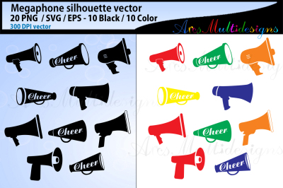 Megaphone vector silhouette svg&2C; megaphone&2C; megaphone vector icon