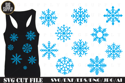 Snowflakes SVG Cut File