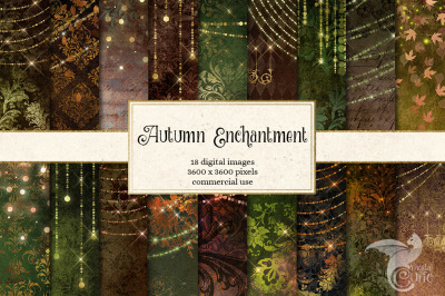 Autumn Enchantment Digital Paper