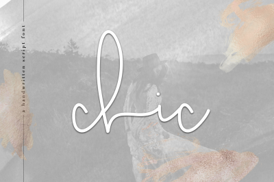Chic - A Handwritten Script Font