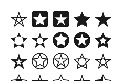 Star vector icons