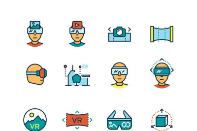 Virtual reality on computer, visual communication innovation