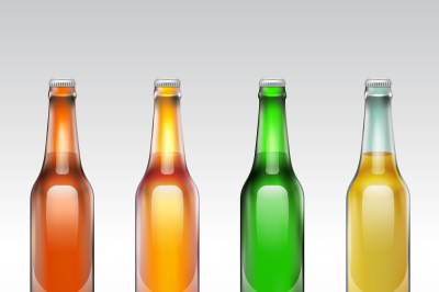 Download Amber Glass Bottle With Metal Cap Mockup Free Mockups Psd Template Design Assets