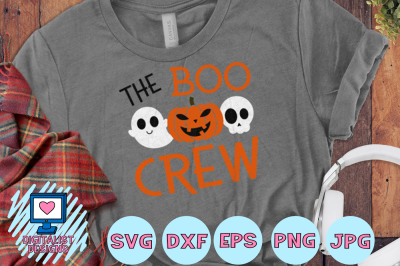 halloween, the boo crew, ghost, pumpkin, skull, svg