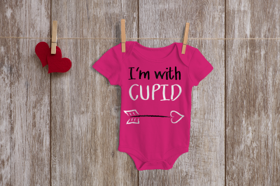 I&#039;m With Cupid | SVG | PNG | DXF