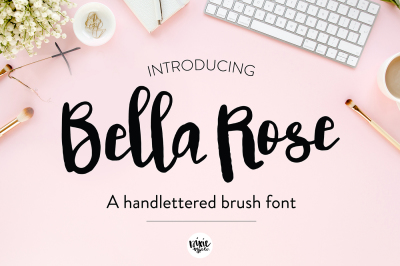 BELLA ROSE Brush Script Font