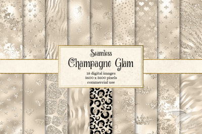 Champagne Glam Digital Paper