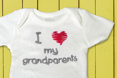 I Heart My Grandparents | Embroidery