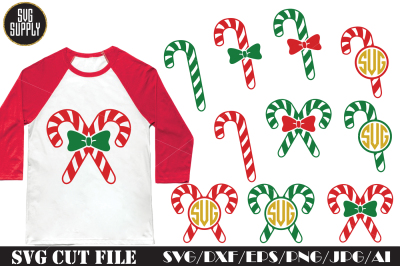 Candy Cane SVG Cut File