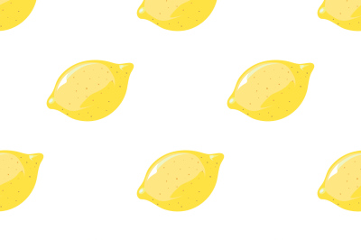 Vector bright lemon seamless pattern