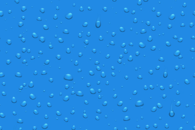 Transparent water drops vector seamless pattern