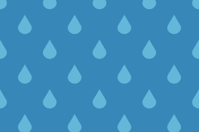 Blue vector water drops seamless pattern