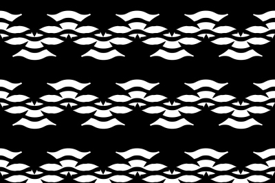 Vector abstract geometric seamless pattern in black and white