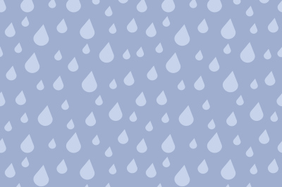 Vector falling rain drops seamless pattern