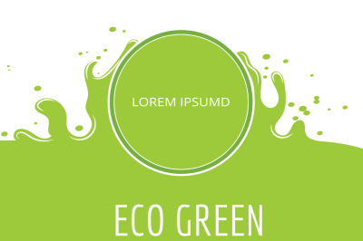 Eco green organic natural background