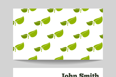 Organic fresh food farmer business card