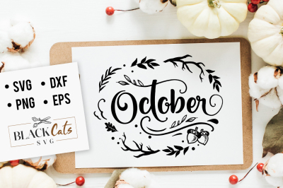 October SVG