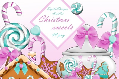 Christmas sweets clipart