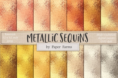 Metallic sequins backgrounds 