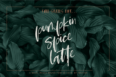 Pumpkin Spice Latte | Brush Script