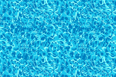 Seamless water ripple surface vector texture with sun reflections