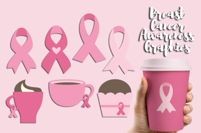 Breast Cancer Awareness Pink Ribbon Graphics