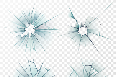 Broken glass. Cracked texture on mirror, smashed windows or damaged ca