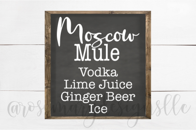 Moscow Mule SVG