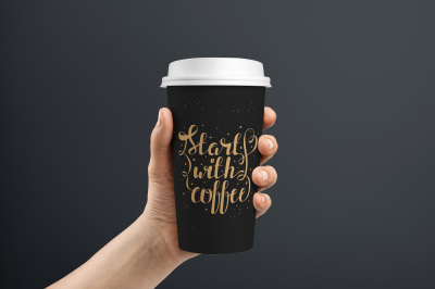 Coffee hand drawn sketch collection