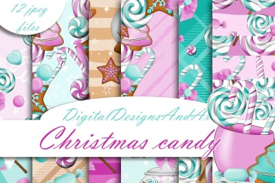 Christmas sweets papers